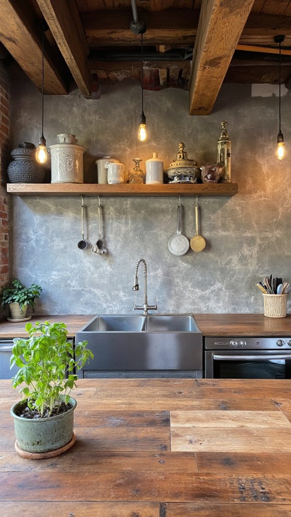 concrete backsplashes for kitchens