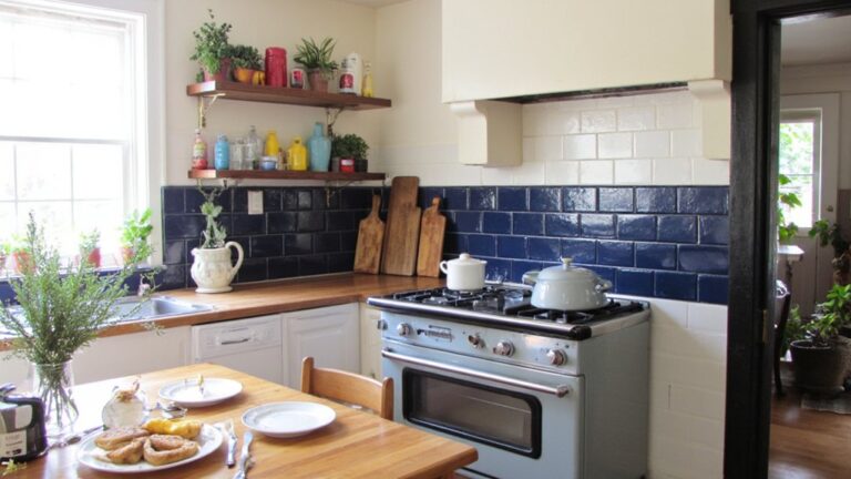 contrasting kitchen backsplash designs