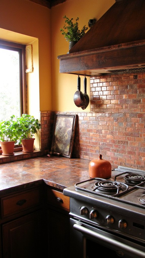 copper backsplash kitchen inspiration