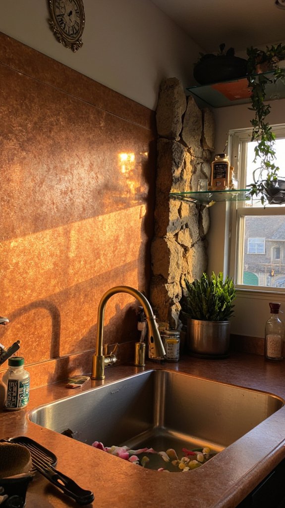 copper glass stone harmony