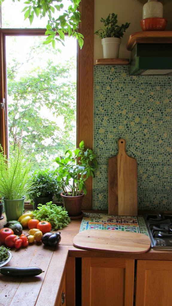 creative green tile designs