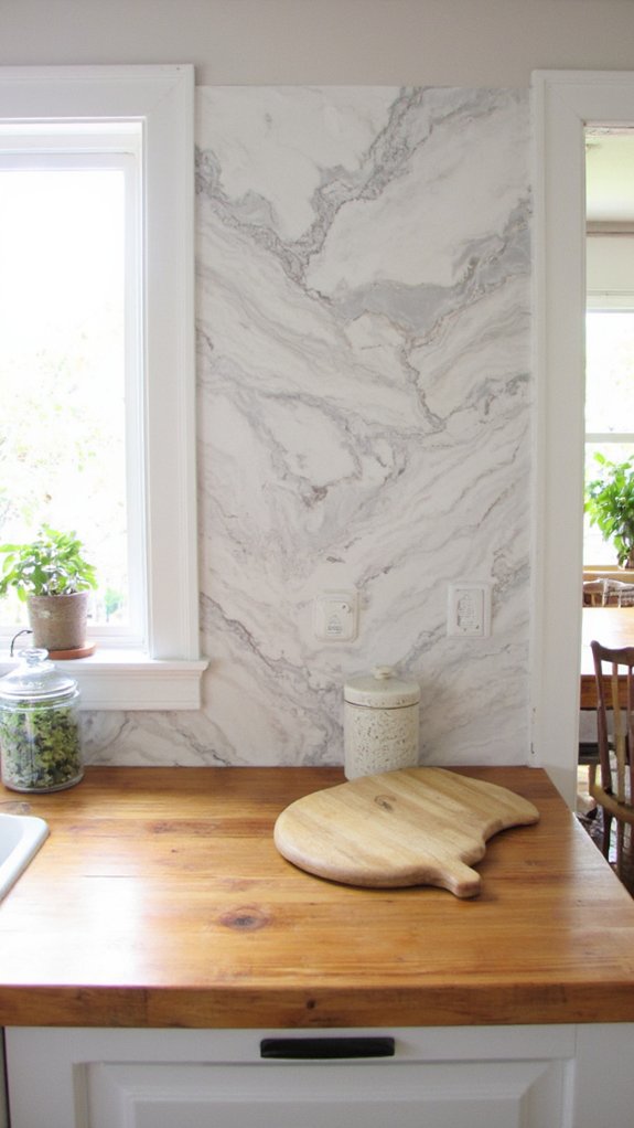 dazzling intricate white marble
