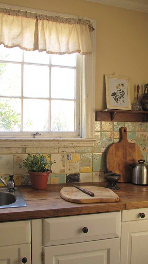 diy reclaimed wood backsplash