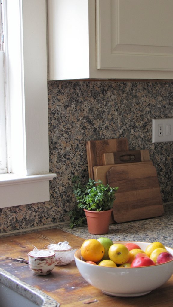 durable stylish granite backsplash