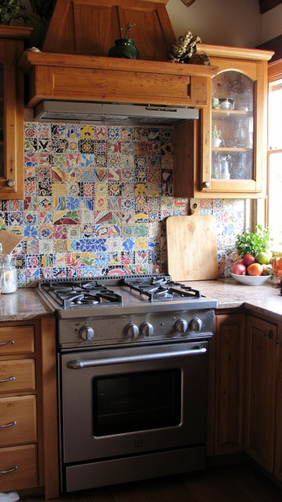 easy to clean mosaic tiles