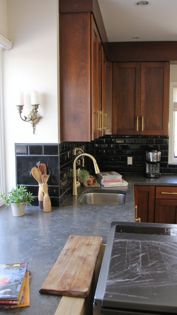 elegant black and gold