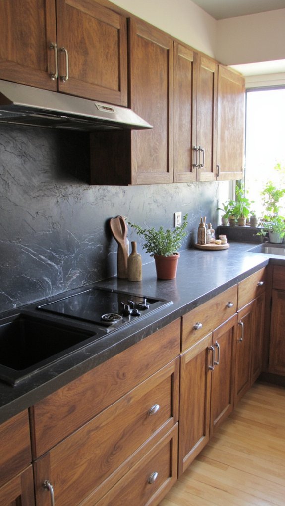 elegant durable heat resistant backsplash