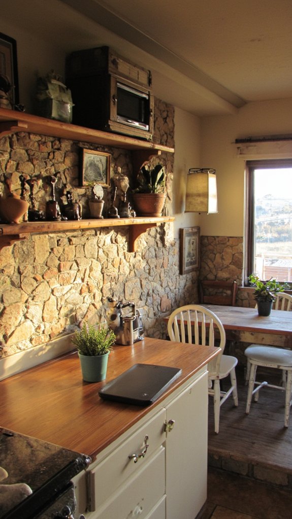 elegant durable stone backsplashes