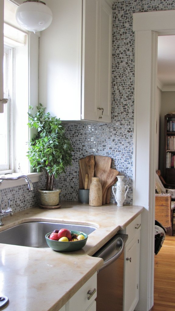 elegant gray mosaic designs