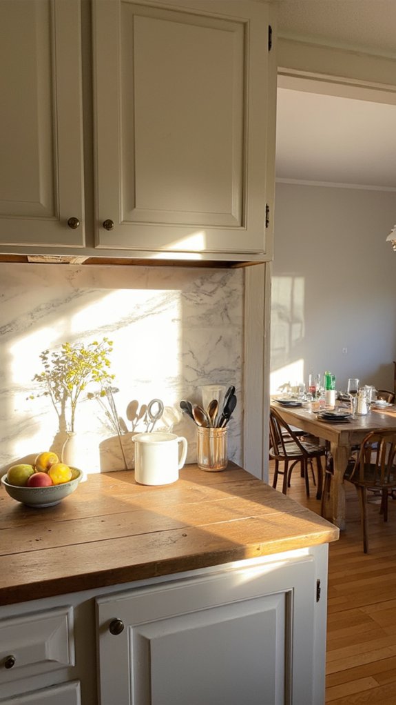 elegant marble backsplashes elevate