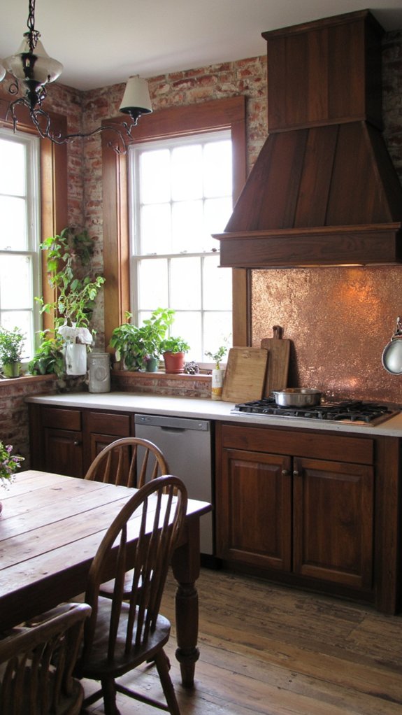 elegant metal kitchen accents