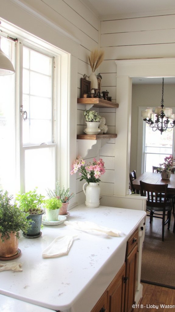 elevate shiplap with molding