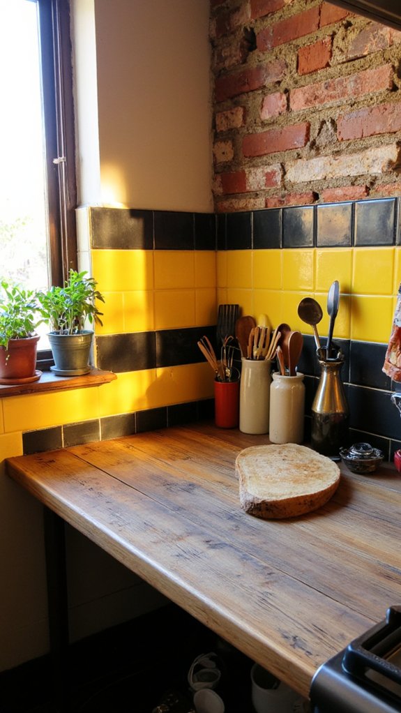 energizing kitchen color combination