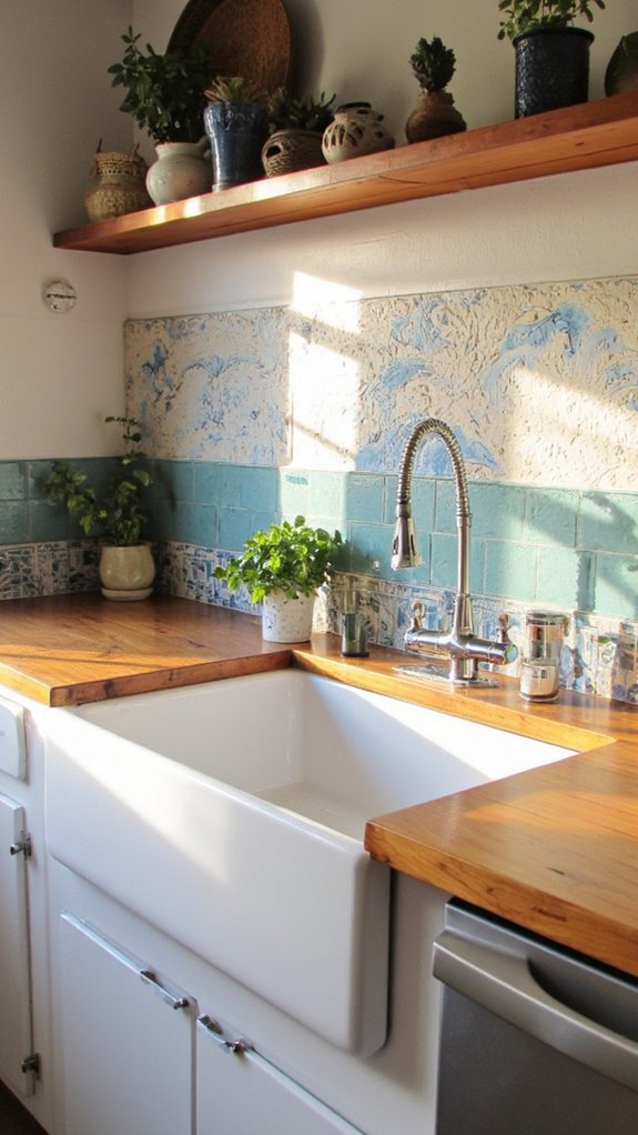 farmhouse sink backsplash ideas