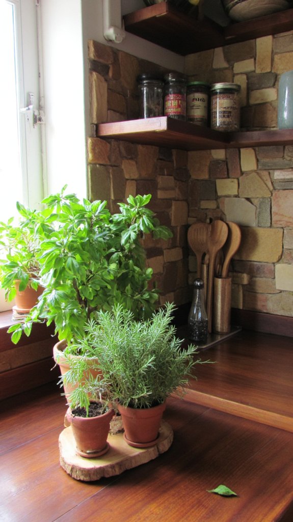 fresh herbs enhance atmosphere