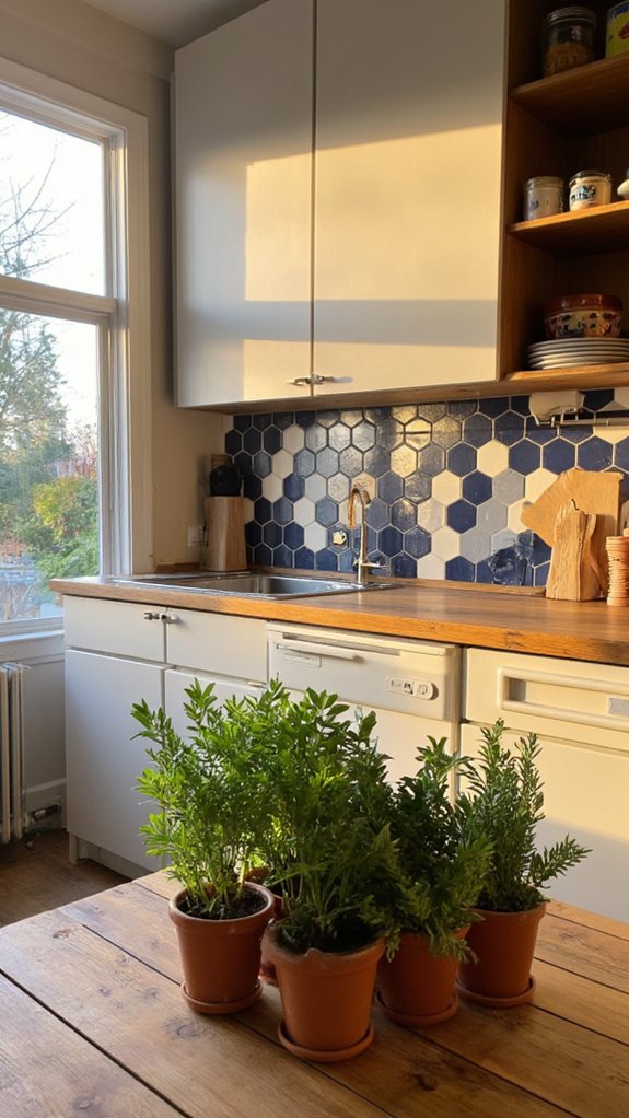 geometric shapes enhance kitchens