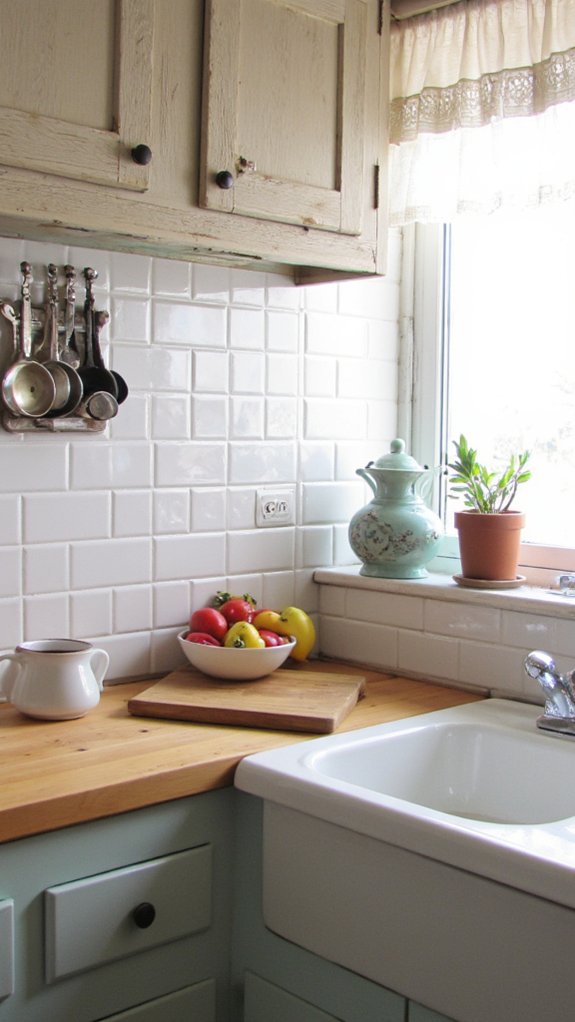 glossy enamel backsplash advantages