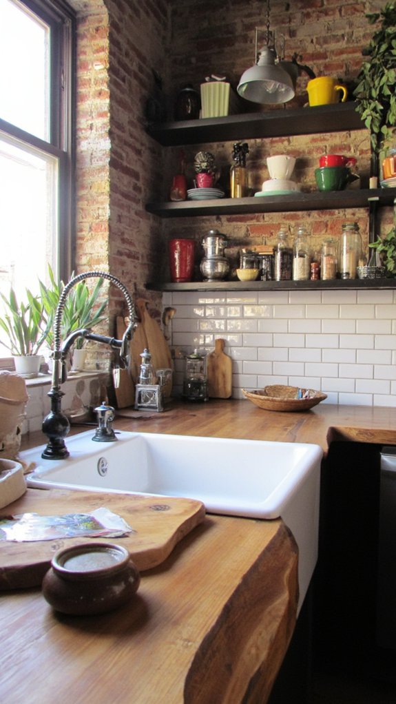 glossy subway tiles elevate