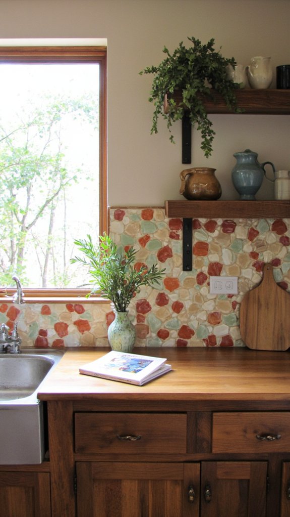 handcrafted ceramics enhance kitchens