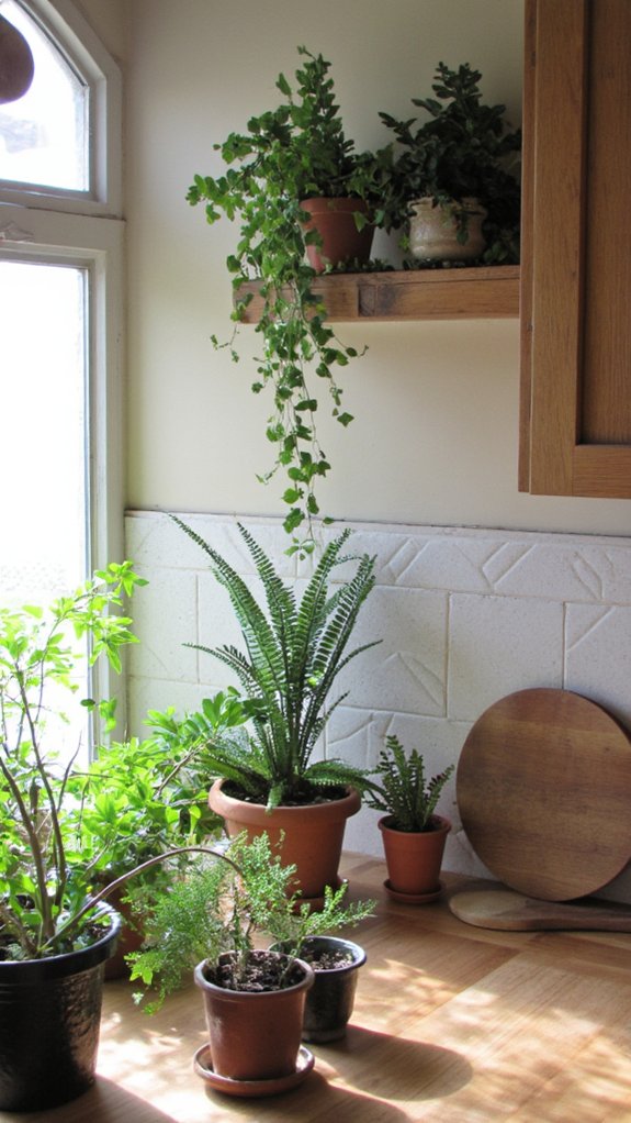 incorporate plants for tranquility
