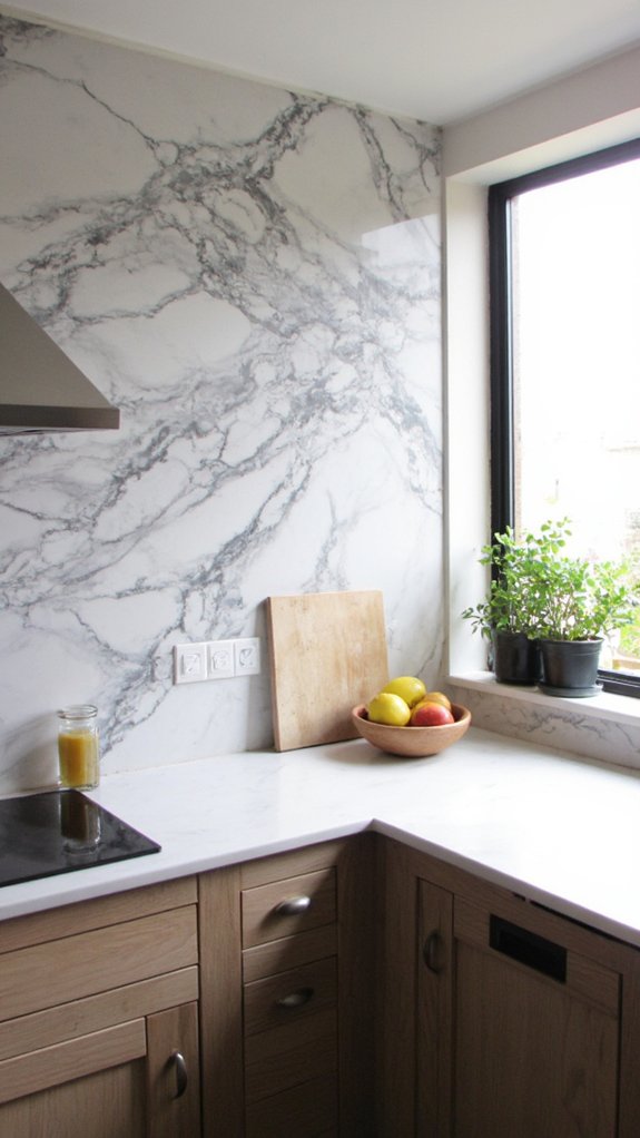 luxurious gray marble elegance