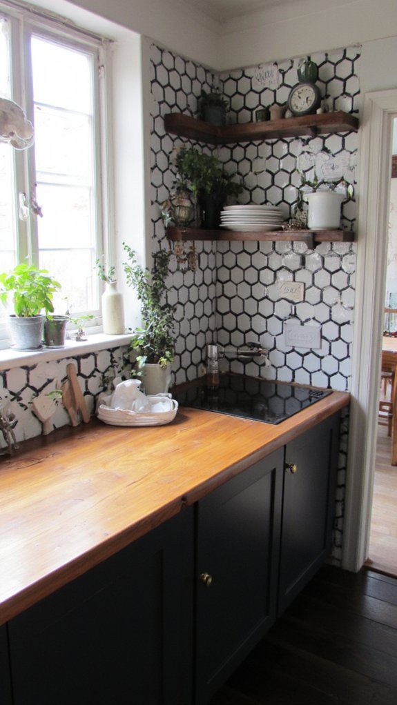 matte black and white elegance