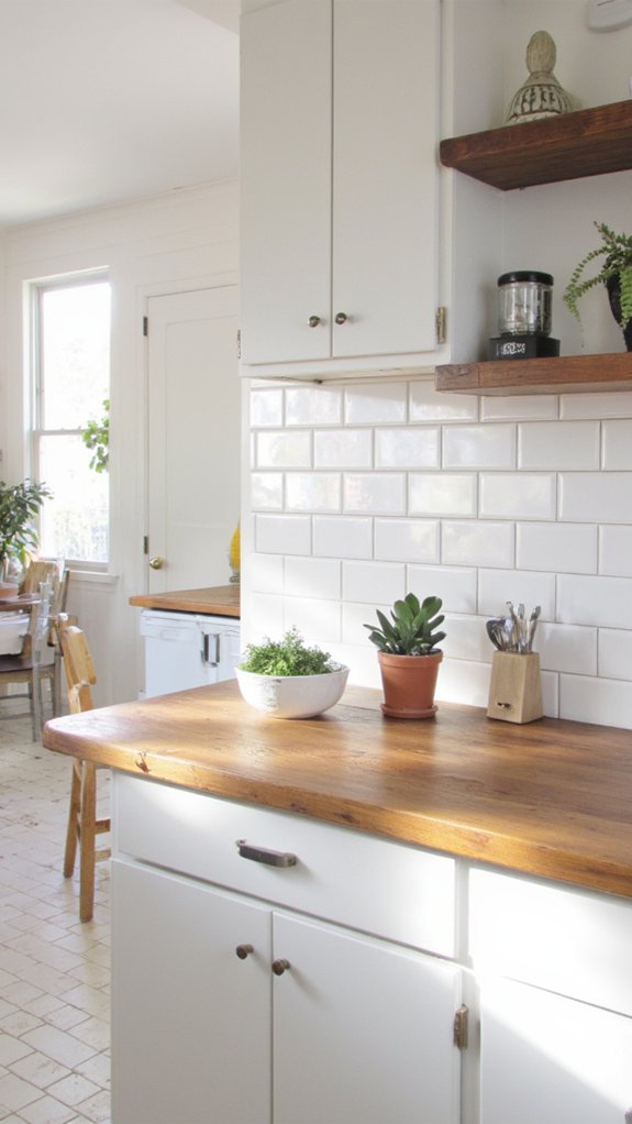 minimalist white kitchen aesthetics