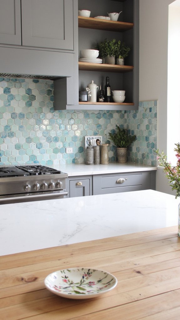 modern hexagon tile elegance