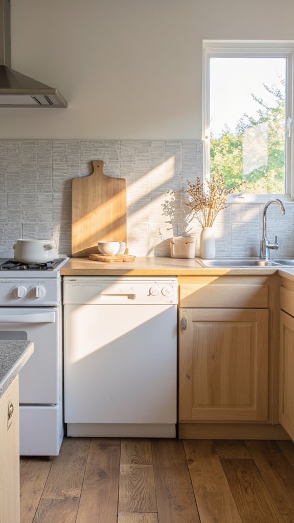monochromatic kitchen design cohesion