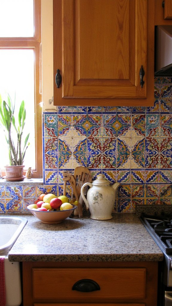 moroccan tiles add warmth
