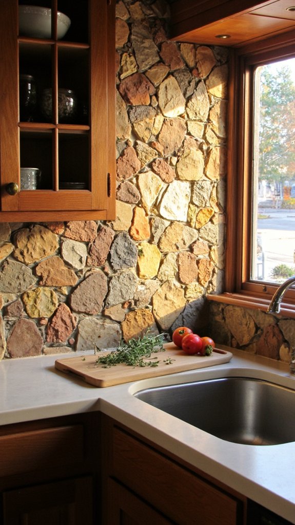 natural stone kitchen elegance