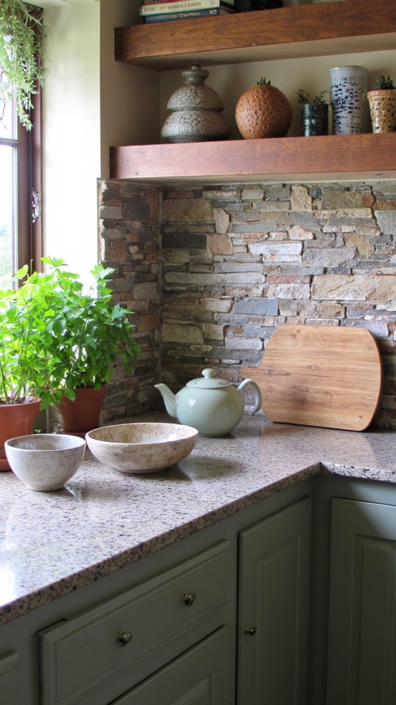 natural stone kitchen elegance