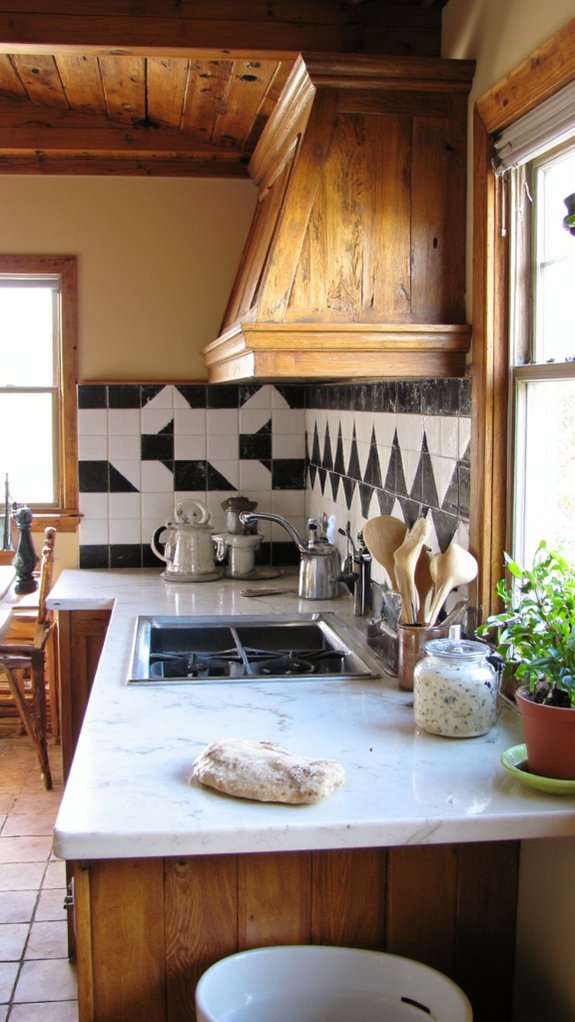 natural wood accents elevate