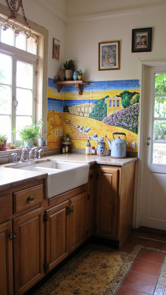 personalized kitchen art backsplashes
