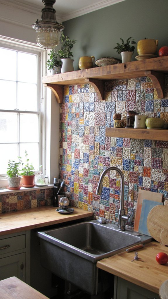 personalized mosaic kitchen designs