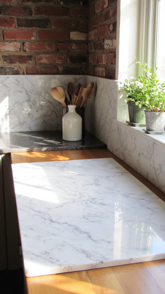 quartz backsplashes enhance cohesion