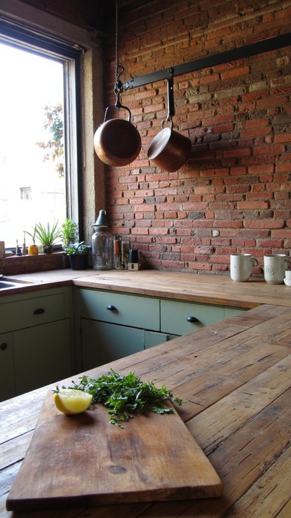 rugged charm for kitchens