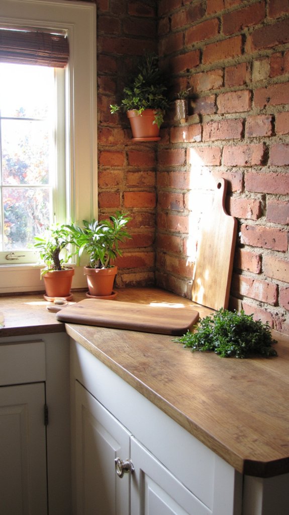 rustic brick laminate combo