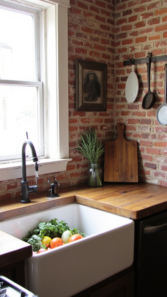 rustic charm with faux finishes