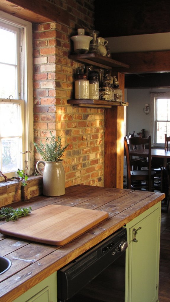 rustic vintage tile aesthetics