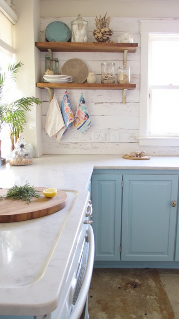 rustic whitewashed wood charm