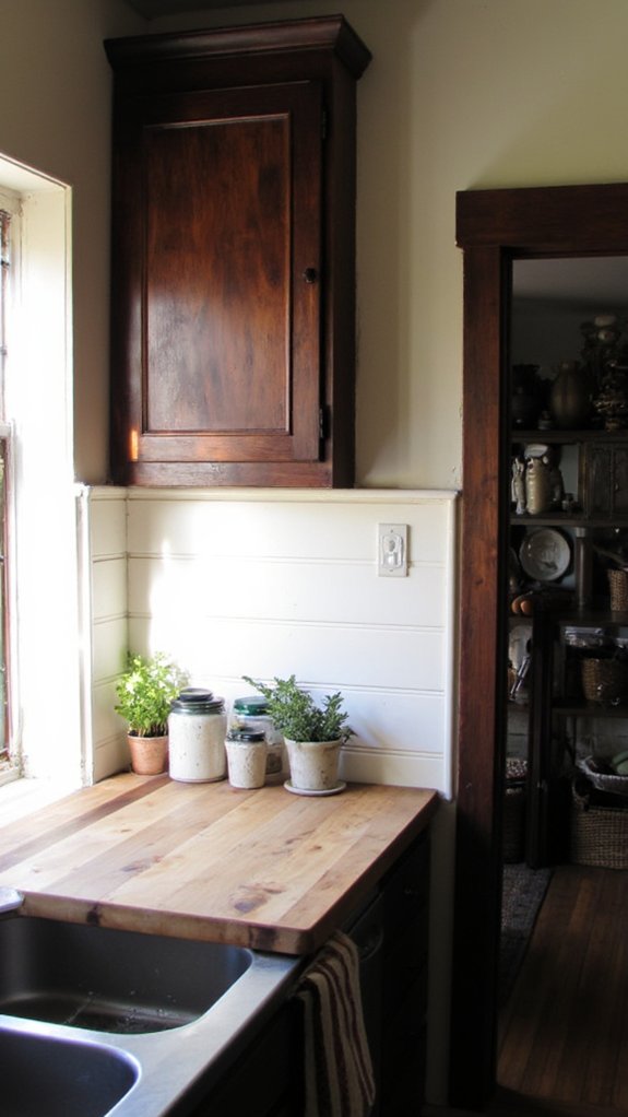 shiplap enhances kitchen aesthetics