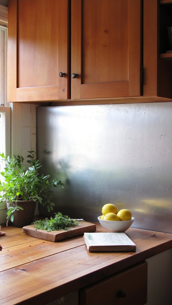 sleek easy clean stainless steel