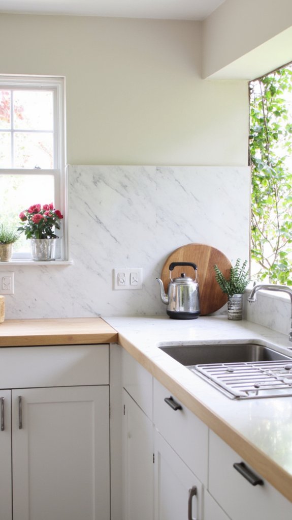 sleek glossy white resin