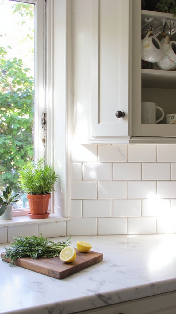 sleek modern glossy tiles