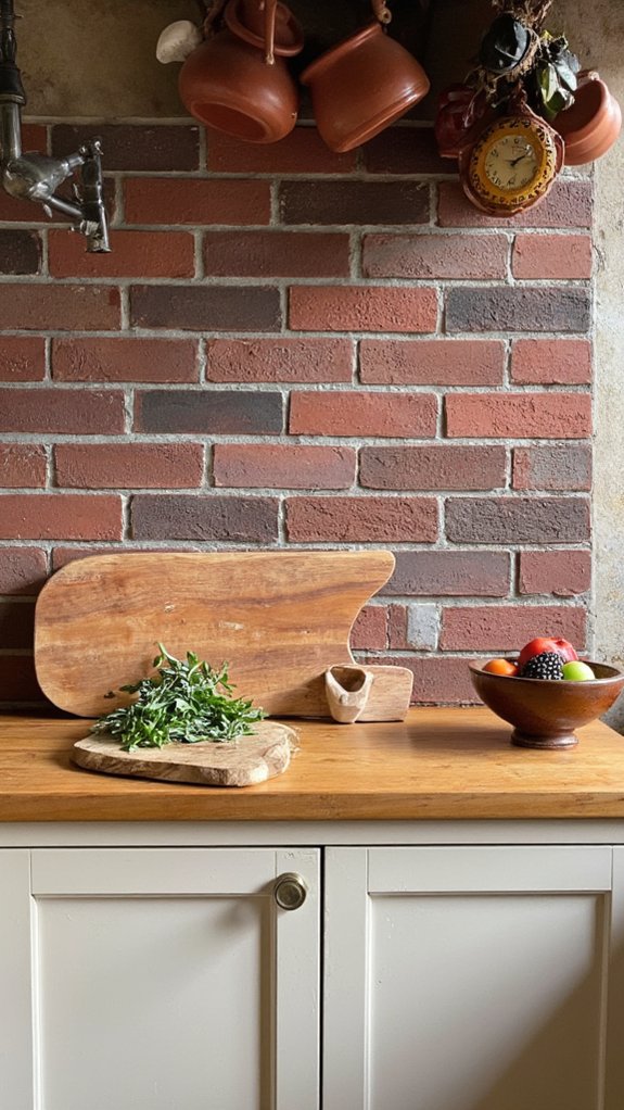 sleek modern thin brick