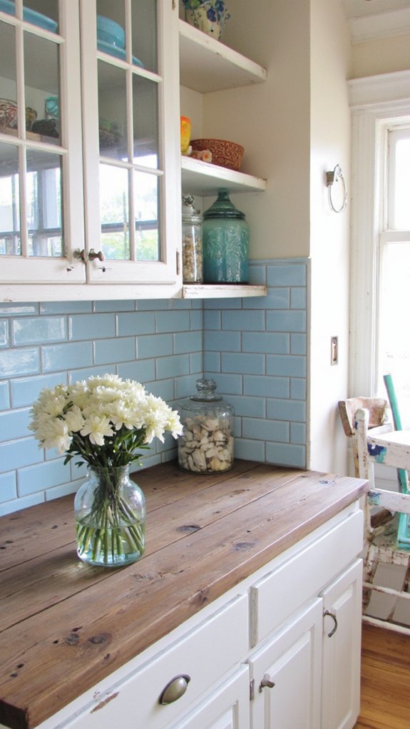 soft blue coastal tiles