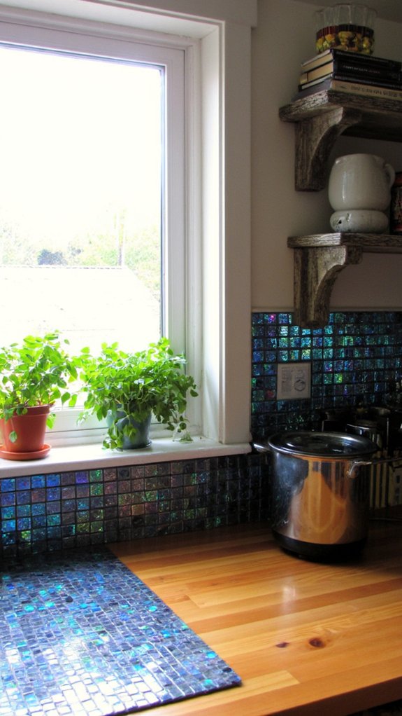 stunning functional glass backsplashes