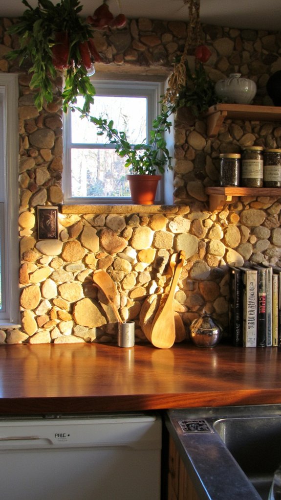 stunning stone backsplash ideas