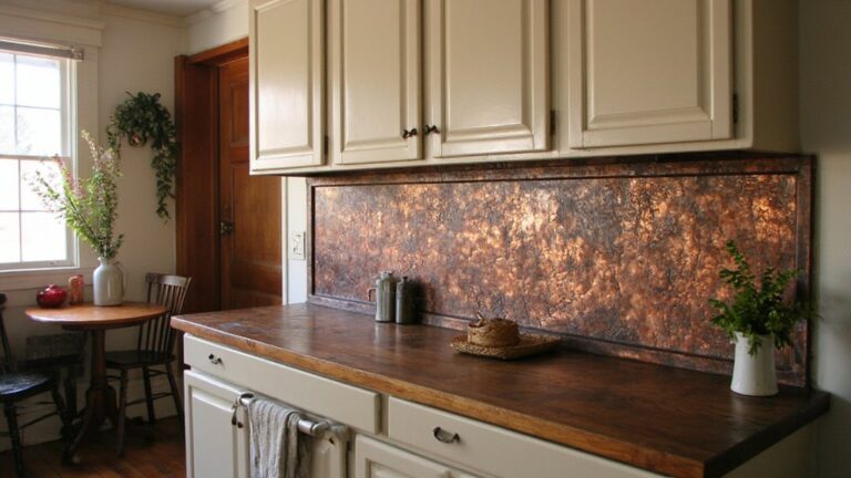 22 Copper Kitchen Backsplash Ideas That Age Gracefully With Style stylish copper kitchen backsplashes